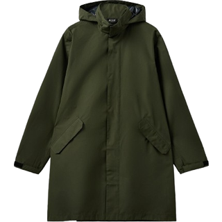Rømø LW Rain Long Jacket - Army
