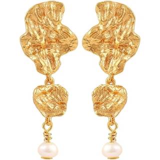 Hultquist Lainey grande øreringe i forgyldt