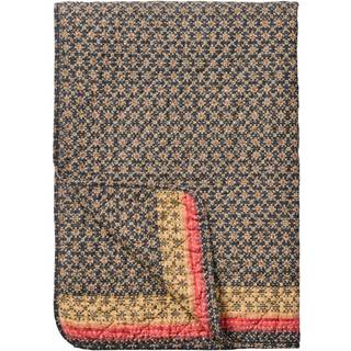 Ib Laursen Quilt blå, rosa og natur -