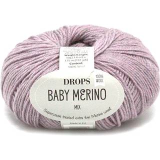 DROPS BABY Merino 39 Lilla Orkidé (Mix) Indhold: 100% extra fine Merino uld Garngruppe: A (23 - 26 masker) / 5 ply / sport Vægt/længde: 50 gram = ca. 175 meter Anbefalede pinde: 3 mm Strikkefasthed: 10 x 10 cm = 24 m x 32 p Maskinvask, Finvask 40ºC / Brug aldrig skyllemiddel / Tørres fladt.