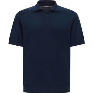 BOGGI MILANO Herren Polo-Shirt blau