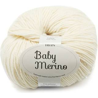 DROPS BABY Merino 03 Lysegul (Uni Colour) Indhold: 100% extra fine Merino uld Garngruppe: A (23 - 26 masker) / 5 ply / sport Vægt/længde: 50 gram = ca. 175 meter Anbefalede pinde: 3 mm Strikkefasthed: 10 x 10 cm = 24 m x 32 p Maskinvask, Finvask 40ºC / Brug aldrig skyllemiddel / Tørres fladt.