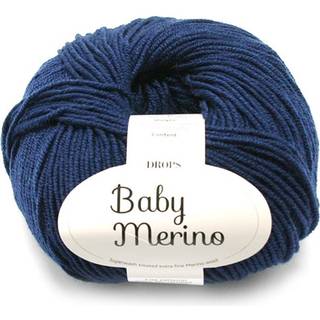 Drops Baby Merino uni navy blå 13