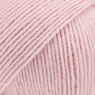 DROPS BABY Merino 54 Pudderrosa (Uni Colour) Indhold: 100% extra fine Merino uld Garngruppe: A (23 - 26 masker) / 5 ply / sport Vægt/længde: 50 gram = ca. 175 meter Anbefalede pinde: 3 mm Strikkefasthed: 10 x 10 cm = 24 m x 32 p Maskinvask, Finvask 40ºC / Brug aldrig skyllemiddel / Tørres fladt.