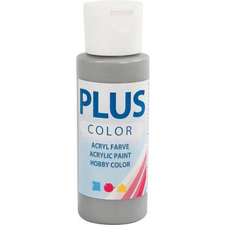 Plus Color Hobbymaling Rain Grey, 60ml - Hurtigtørrende