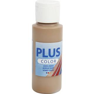 Plus Color Hobbymaling Lys Brun 60ml - Hurtig Tørring