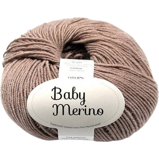 DROPS BABY Merino 17 Beige (Mix) Indhold: 100% extra fine Merino uld Garngruppe: A (23 - 26 masker) / 5 ply / sport Vægt/længde: 50 gram = ca. 175 meter Anbefalede pinde: 3 mm Strikkefasthed: 10 x 10 cm = 24 m x 32 p Maskinvask, Finvask 40ºC / Brug aldrig skyllemiddel / Tørres fladt.