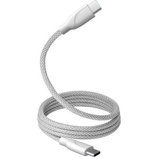 Sandstrøm 1m magnetisk USB C til C kabel (grå)