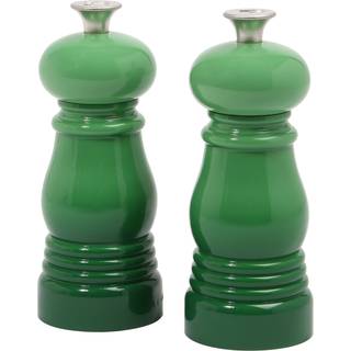 Le Creuset mini salt & peber kværnsæt bamboo green 11 cm