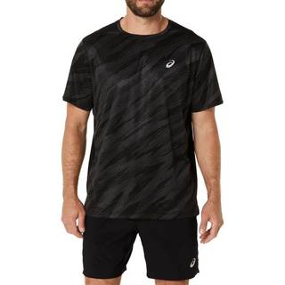 ASICS Core AOP Running Shirt Men - Black, Size XL - black