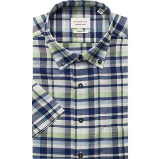 MODERN FIT Shirt in green checkered
