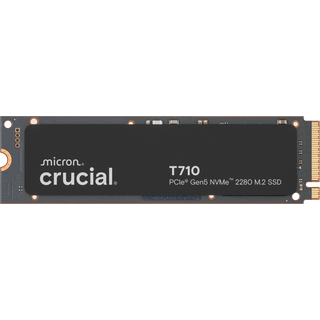 Crucial T710 SSD - 4TB - Uden køleprofil - Sort - M.2 2280 - PCIe 5.0