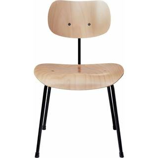 PLEASE WAIT to be SEATED EIERMANN SE68 Chair Beech & Black