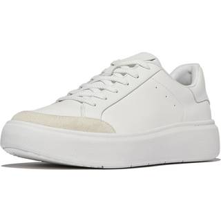 FitFlop FitFlop Rtg Leather Suede White Sneakers