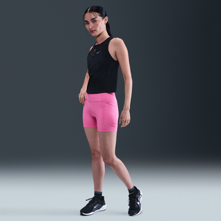 Tætsiddende Nike Swift-løbeshorts (10 cm) med høj talje og lommer til kvinder - Pink - XXS (EU 30)