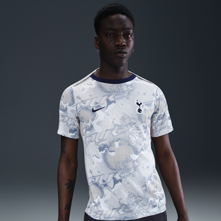 Kortærmet Tottenham Hotspur Academy Pro Home Nike-opvarmningstrøje til fodbold til mænd - hvid - S