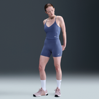 Nike One-cykelshorts (13 cm) til kvinder - blå - XS (EU 32-34)