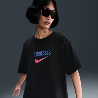 Nike England-fodbold-T-shirt til kvinder - sort - M (EU 40-42)