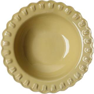 Potteryjo Tulipa Dyb Tallerken 23 Cm 2-pak - Dybe tallerkner Stentøj Pale Yellow - 025503-V2555