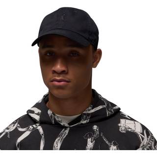 Ustruktureret Jordan Club-kasket med buet skygge - sort - S/M