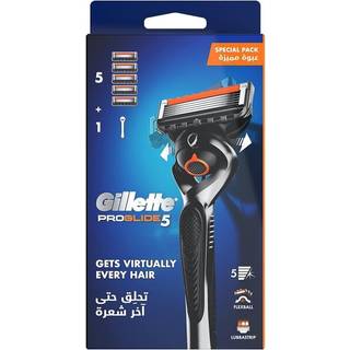 Gillette ProGlide Barberkniv + erstatningshoveder 6 stk. - 6 stk.