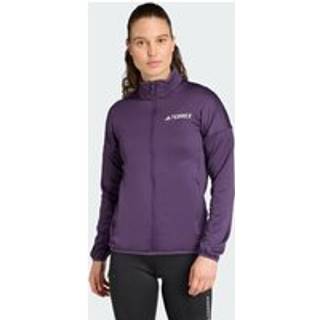 adidas Terrex XPR Light Fleece Running Jacket Women - Violet, Size M - violet