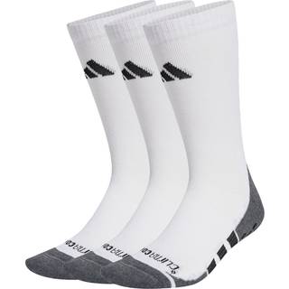 Performance Grip CLIMACOOL Cushioned Crew sokker, 3 par - White / Dark Grey Heather / Black - 37-39