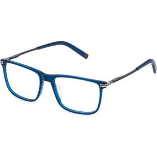 Fila VFI993 0AGQ 54 Briller Mænd Blue - Glossy Transparent Blue - 54mm