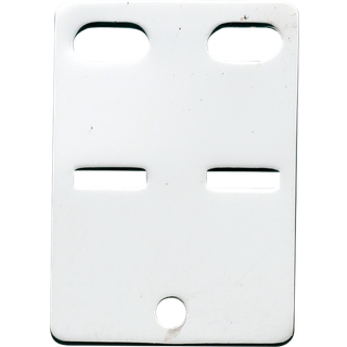 Scrouples - Id plade til gravering, 14 x 20 mm - 21042