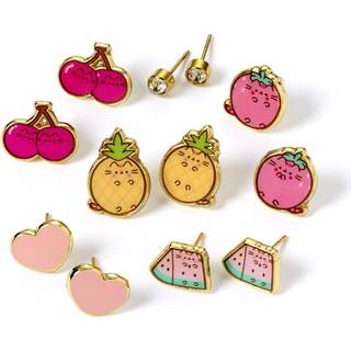 PUSHEEN - Fruits - Set of 6 Stud Earrings