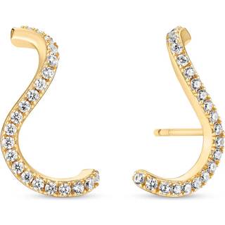 Sif Jakobs Ellera Waves øreringe SJ-E3890-CZ-YG