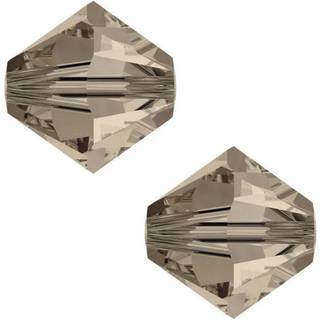100 stk. Adabele østrigsk 10 mm facetterede løs bikone krystalperler røget kvarts kompatible med swarovski krystaller 5301/5328 SSB1021