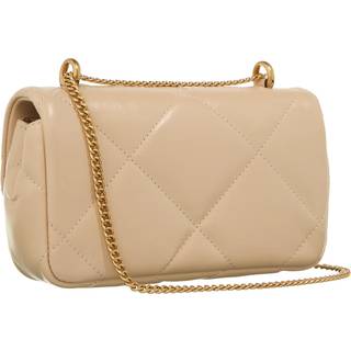 Tory Burch Tory Burch Cream Kira Diamond Quilt Mini Flap Bag