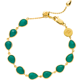 Izabel Camille Athena armbånd A3056GS-GREENONYX