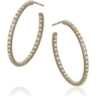 Dulong Esme Galaxy Øreringe · Stor, 18 k. hvidguld