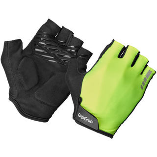 Gripgrab Ride Padded Short Finger Summer Gloves Yellow Hi-vis, L