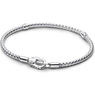 Pandora 593681C00 Armband für Charms Silber Nieten