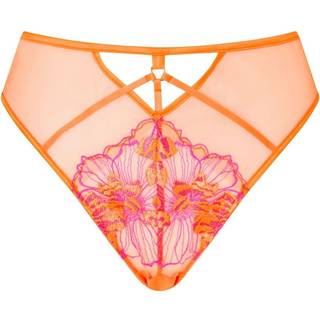 Ann Summers Ann Summers Orange Bright Ambitious Embroidered High Waist Brazilian Knickers