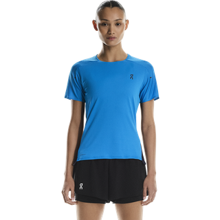On Women's Performance-T Løbeshirt Damer størrelse XS farve blå
