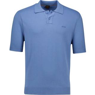 BOSS Asac P Knit Polo T Shirt Blue