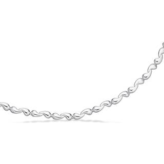 Scrouples Armbånd dråber i sølv 17,5+2,5 cm