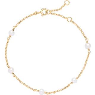 Lund Copenhagen armbånd i forgyldt med perler