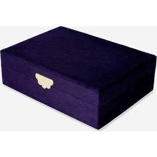 Smykkeskrin i lilla fløjl