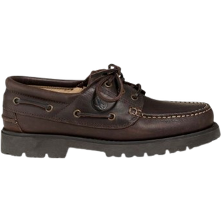 Aigle Herren Bootschuhe braun Glattleder