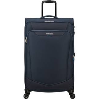 American Tourister Summerride 4-hjul 80 cm - Stor Ekspanderbar Navy, Stor kuffert