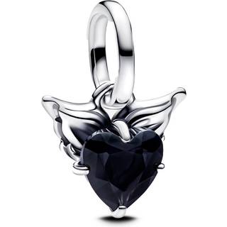 Pandora Charm - Geflügeltes Herz Mini - 793626C01 - schwarz