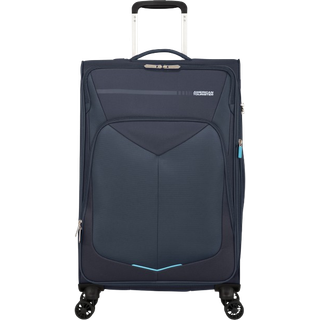 American Tourister Summerfunk 67cm - Mellem Ekspanderbar Blå, Mellem kuffert