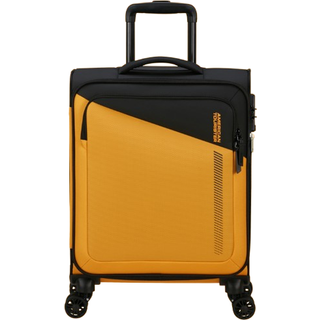 American Tourister Daring Dash 55 cm - Kabinekuffert Ekspanderbar Black/Yellow, Kabinekuffert