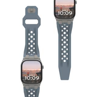 UAG Monarch Strap cloud blue/titanium - Apple Watch 49mm/45mm/44mm/42mm