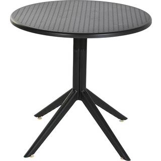 Spisebord Home ESPRIT Sort Metal polypropylen 80 x 80 x 75 cm